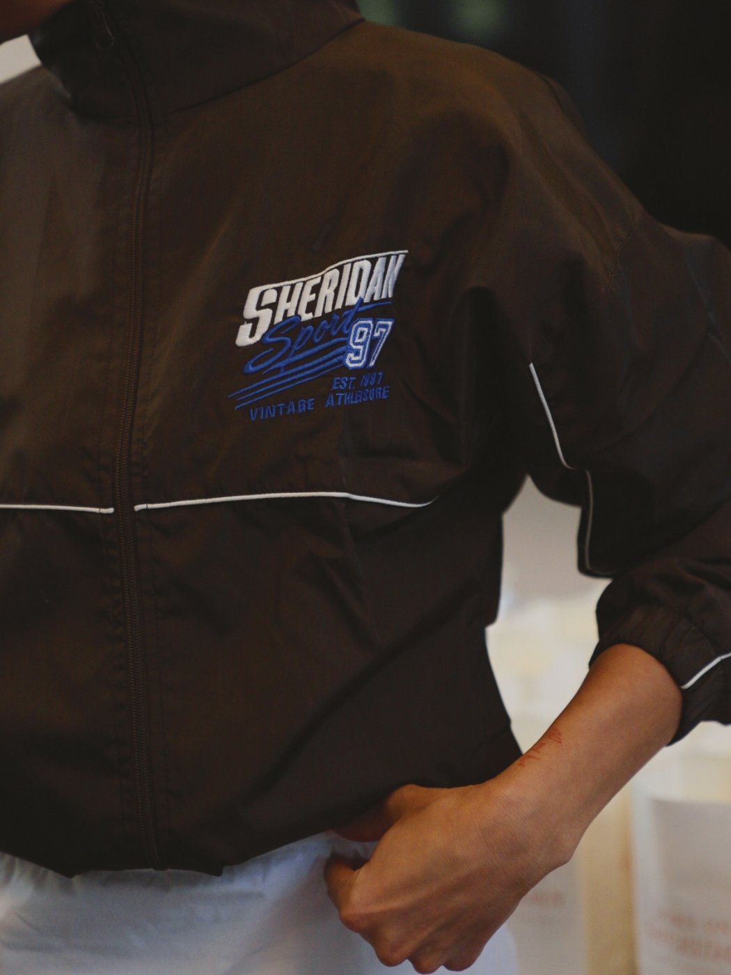 Sheridan Sport jacket detail